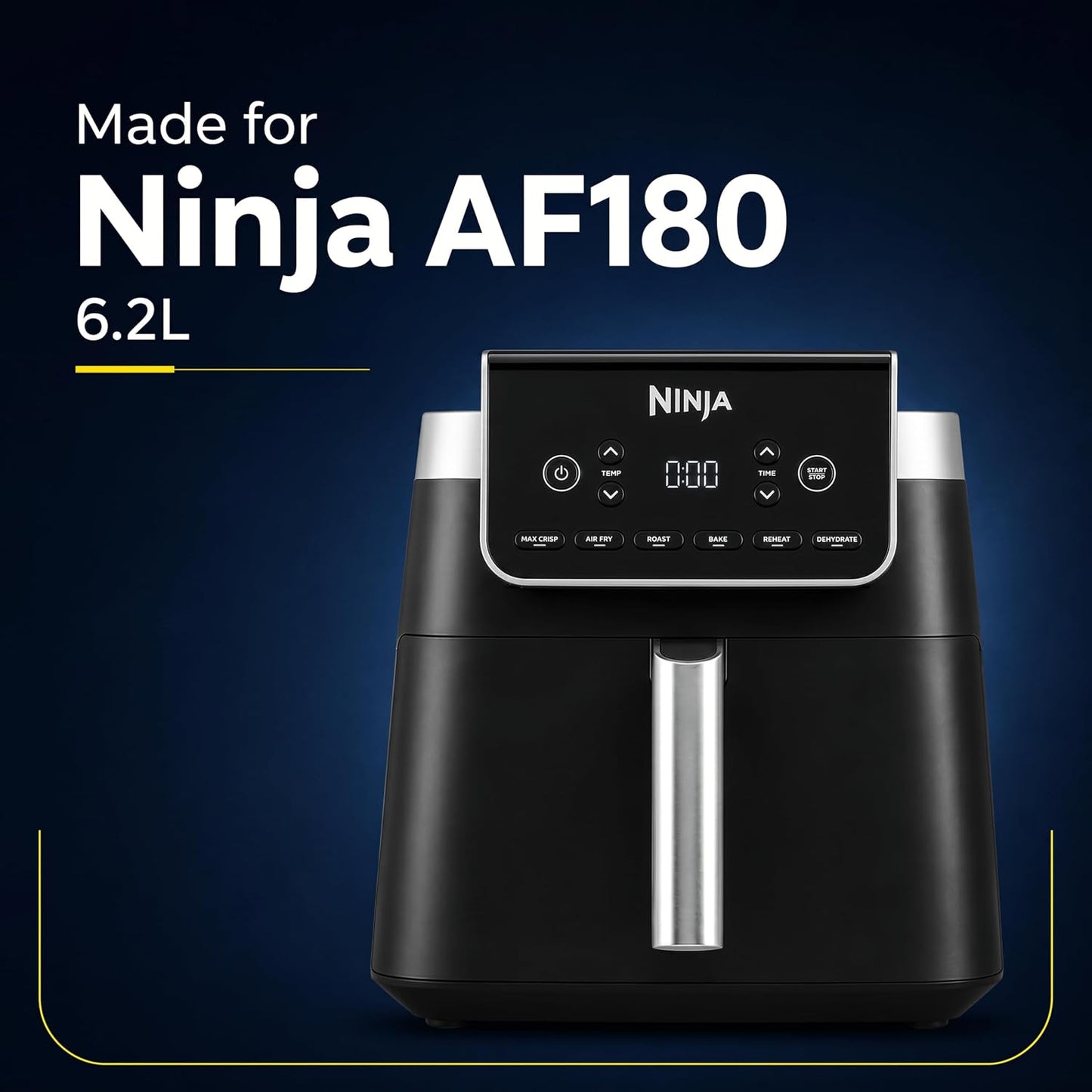 AirFlow Pro™ Air Fryer Silicone Liner Compatible with Ninja AF180
