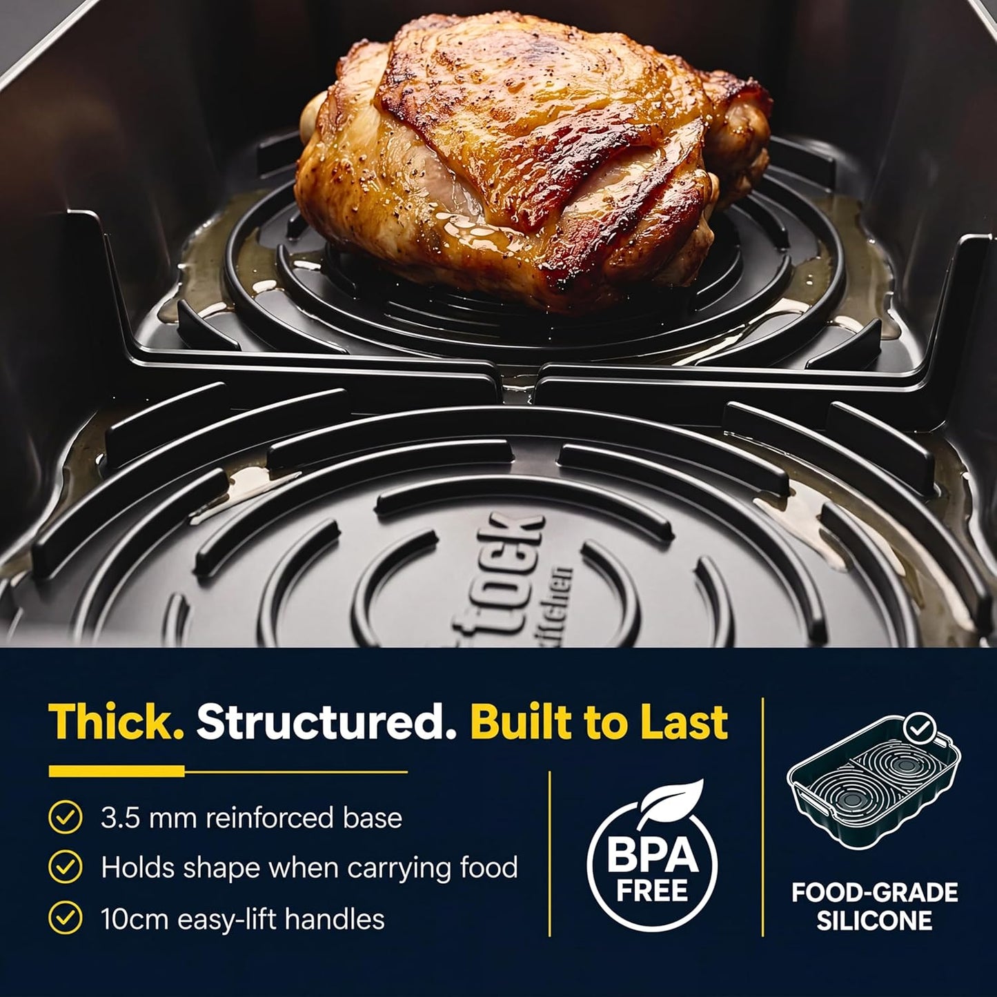 AirFlow Max™ 3-in-1 Silicone Divider Liner Compatible with Ninja AF500