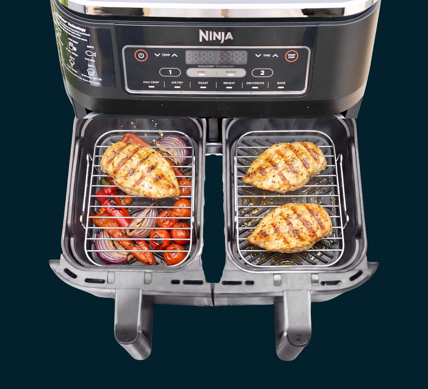 AirFlow Pro™ Air Fryer Silicone Liners + Racks Compatible with Ninja AF200
