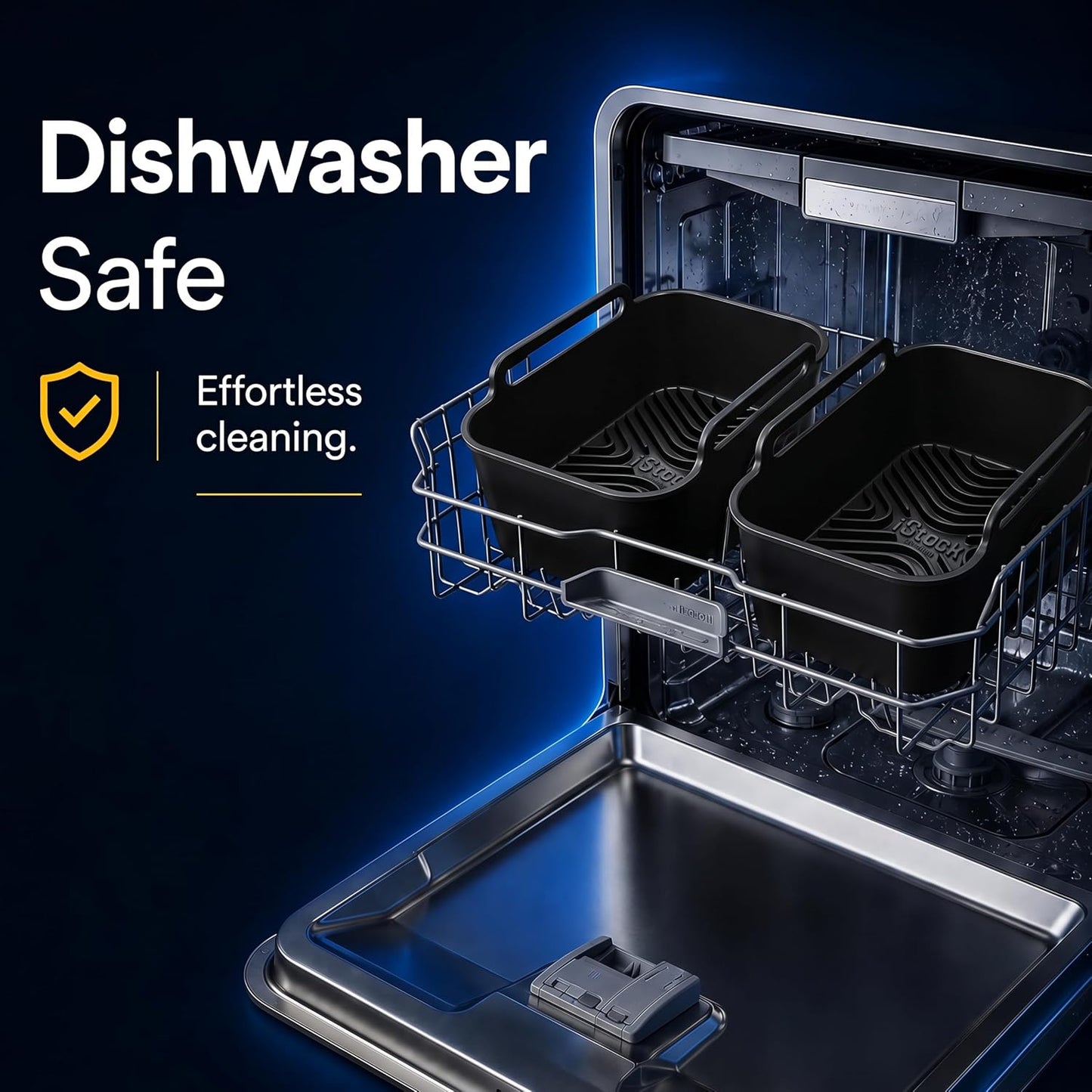 AirFlow Pro™ Air Fryer Silicone Liners + Racks Compatible with Ninja AF300