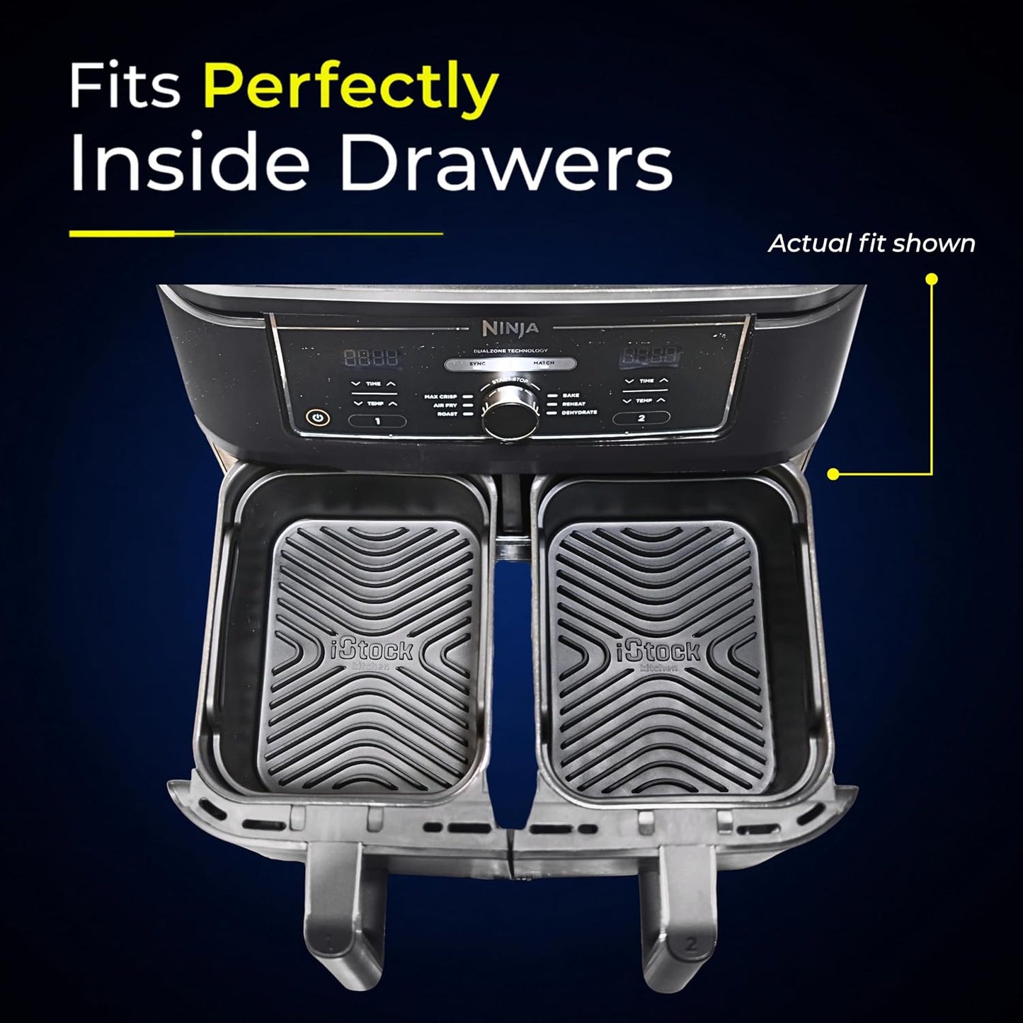 AirFlow Pro™ Air Fryer Liners Compatible with Ninja AF400