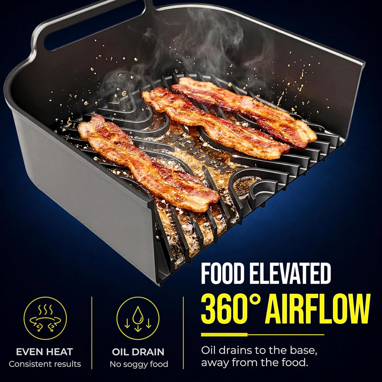 AirFlow Pro™ Air Fryer Silicone Liner Compatible with Cosori 5.5L