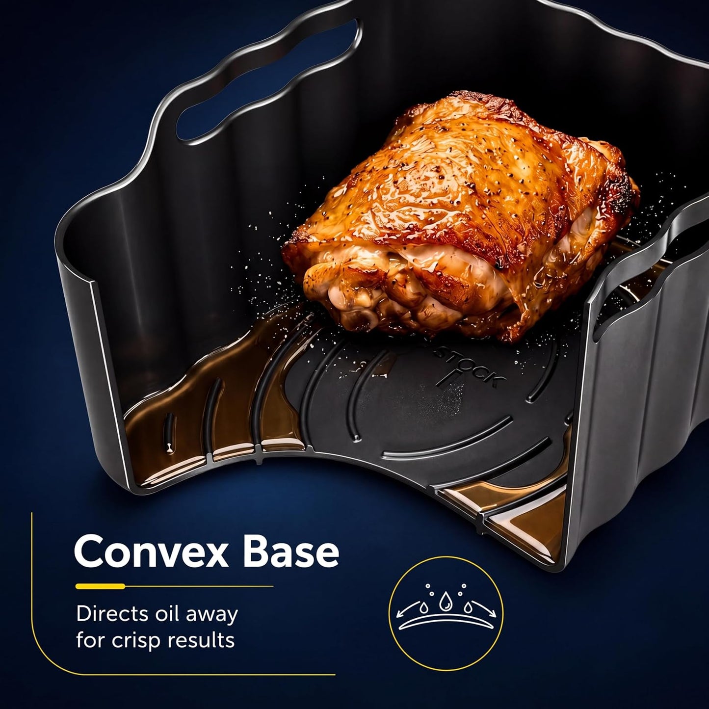 Original™ Air Fryer Silicone Liners + Racks Compatible with Ninja AF200