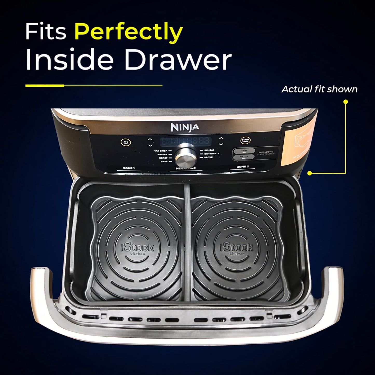 AirFlow Max™ 3-in-1 Silicone Divider Liner Compatible with Ninja AF500