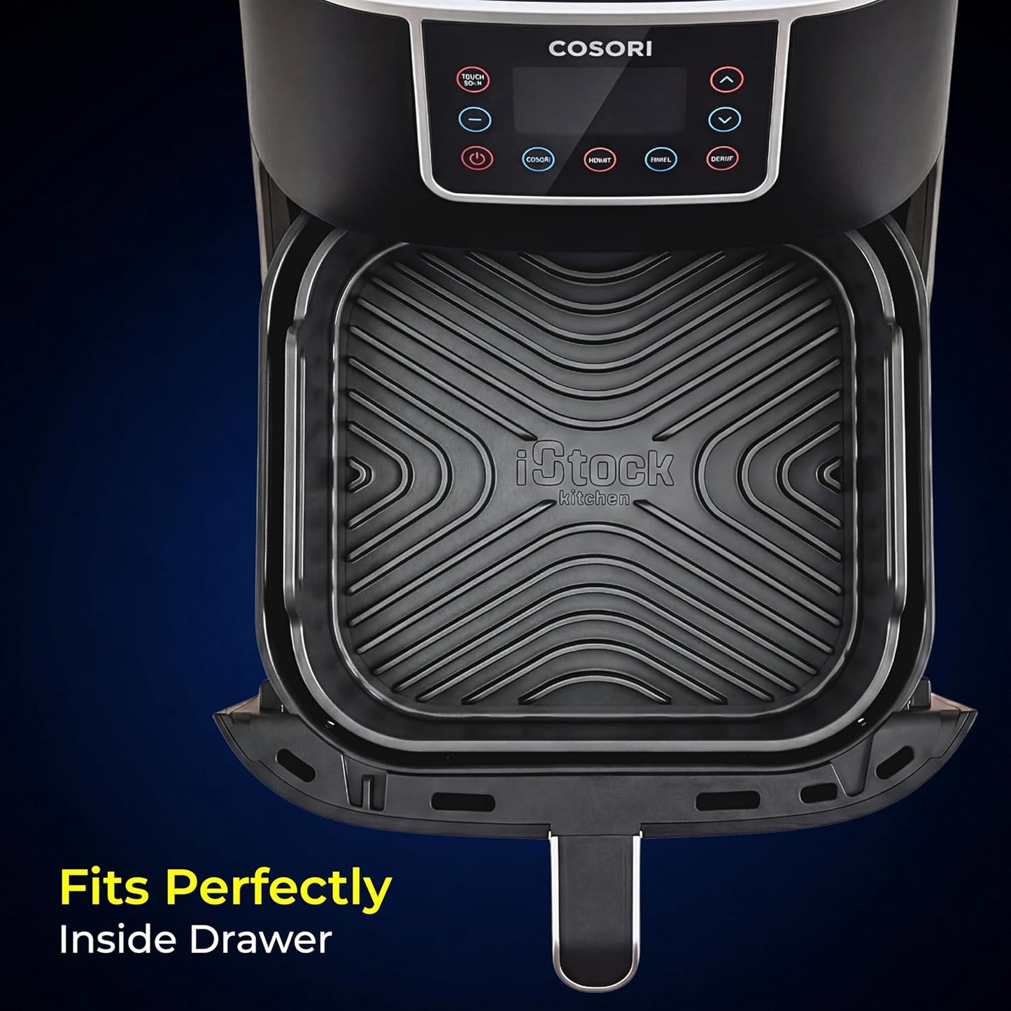 AirFlow Pro™ Air Fryer Silicone Liner + Oil Mat Compatible with Cosori 5.5L