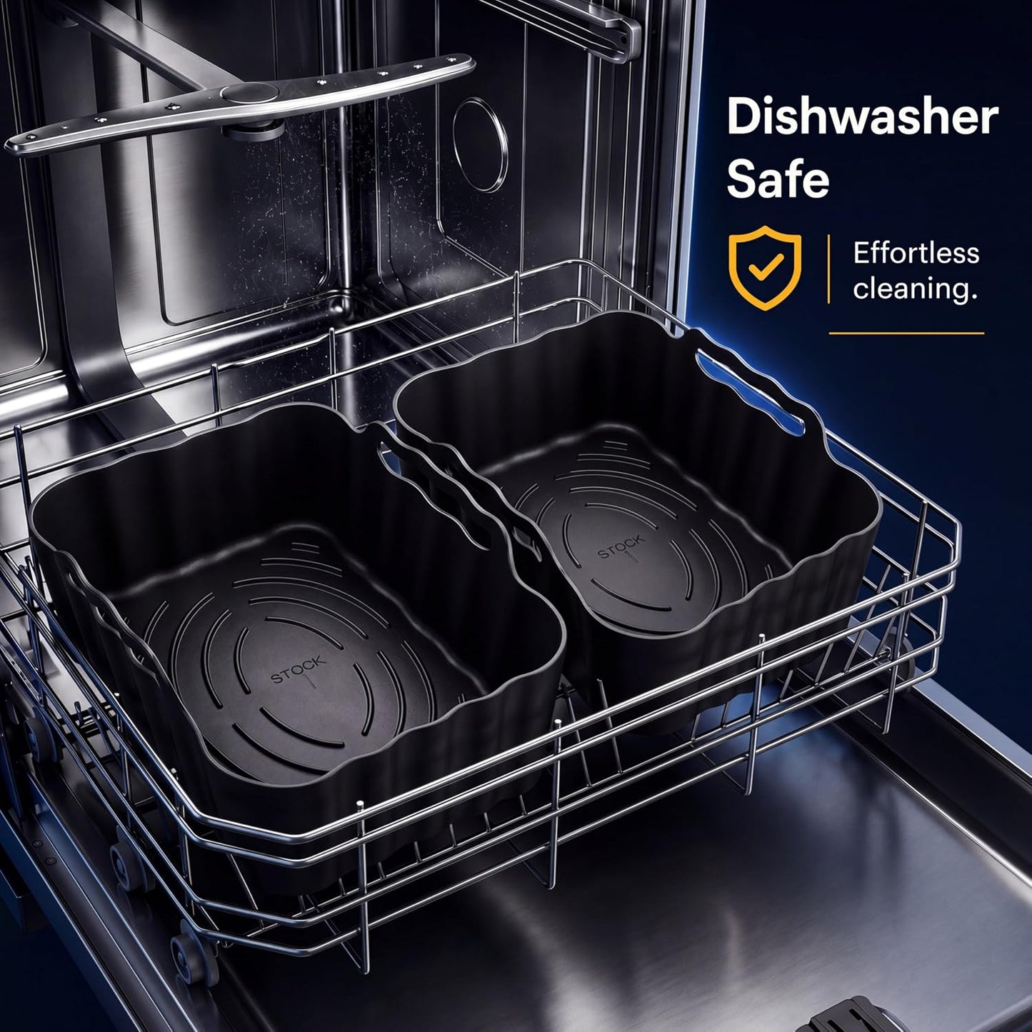 Original™ Air Fryer Silicone Liners + Racks Compatible with Ninja AF200